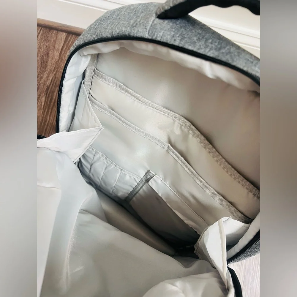 FUL HANS Laptop Backpack Heather Grey Travel Bag